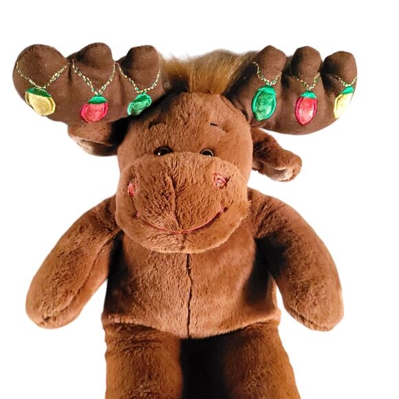Build A Bear Christmas Plush Hal The Moose Stuffed Animal Holiday Edition - Picture 3 of 7